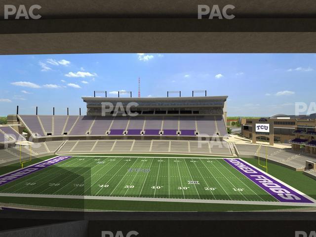 Seating view for Amon G. Carter Stadium Section Champions Suite 7