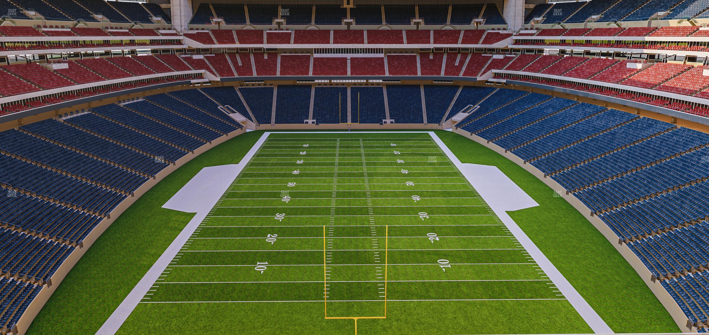 Seating view for NRG Stadium Section 521