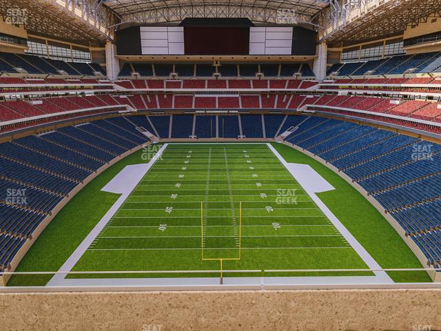 Seating view for NRG Stadium Section 521