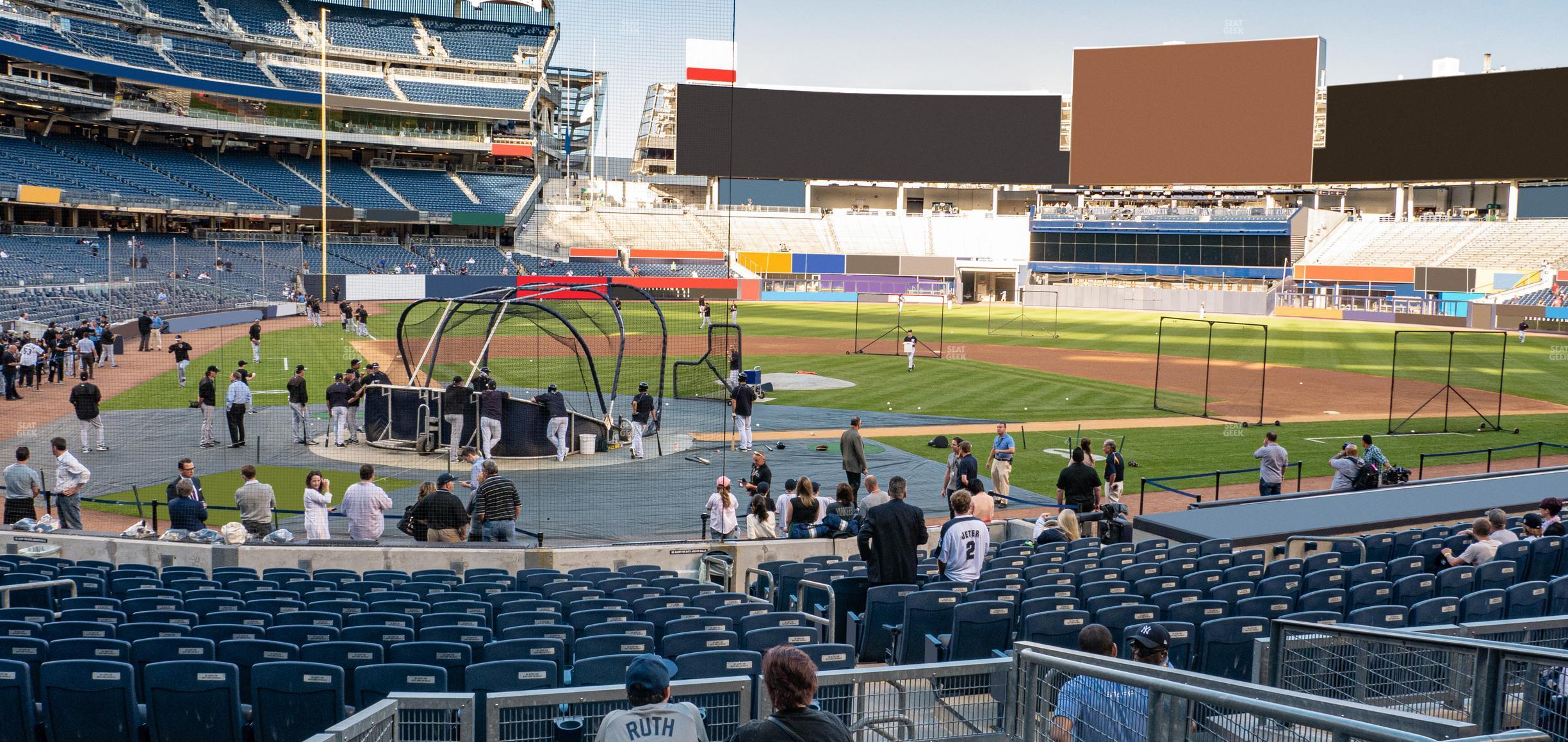 Seating view for Yankee Stadium Section Field Mvp 118