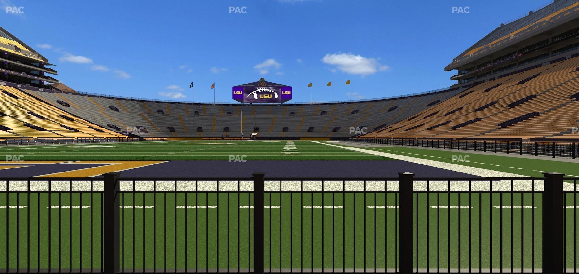 Seating view for Tiger Stadium Section Box 44