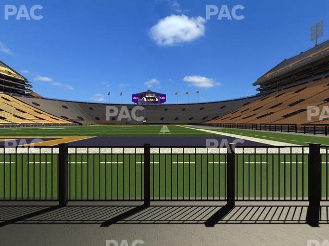 Seating view for Tiger Stadium Section Box 44