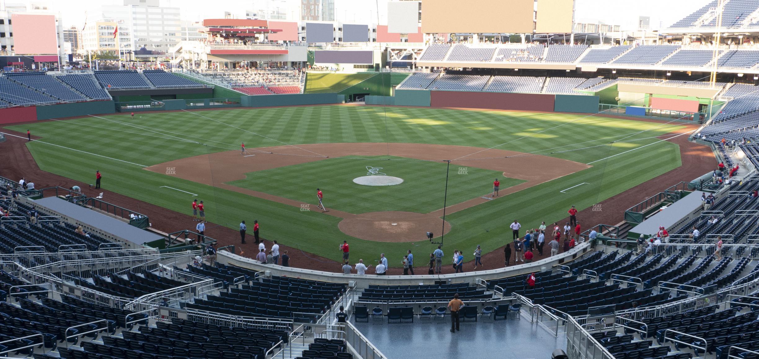 Seating view for Nationals Park Section Fis Champions Club 213