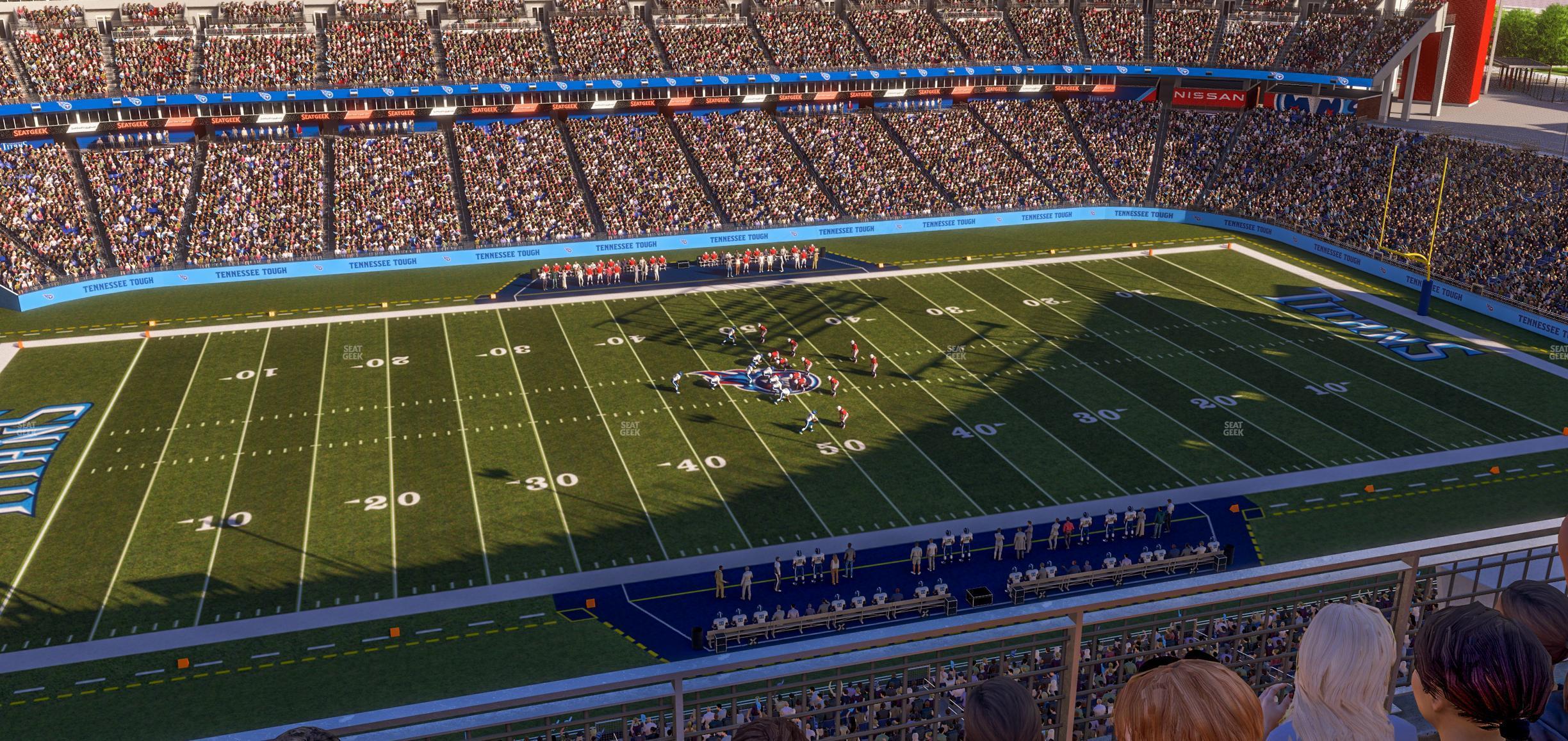 Seating view for Nissan Stadium Section Loge 337