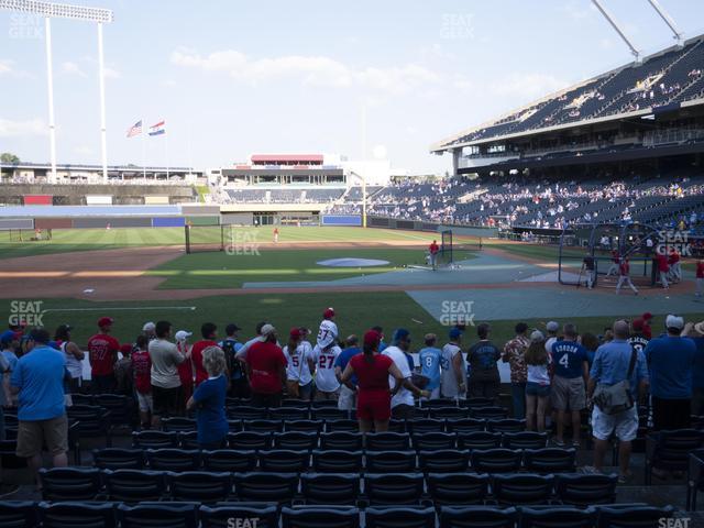 Seating view for Kauffman Stadium Section 121