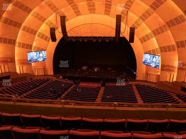 Seating view for Radio City Music Hall Section Second Mezzanine 3