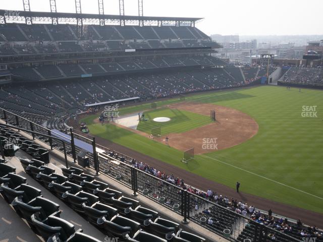 Seating view for Coors Field Section Lower 317