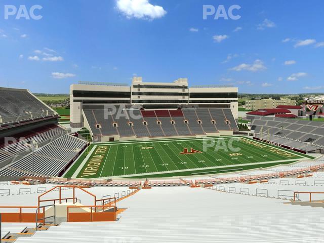 Seating view for Lane Stadium Section 233