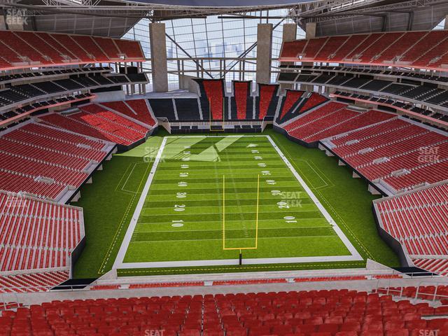 Seating view for Mercedes-Benz Stadium Section 326