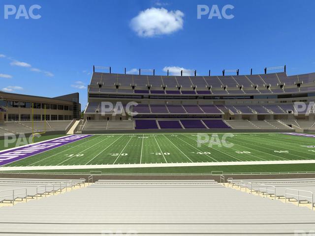 Seating view for Amon G. Carter Stadium Section 126