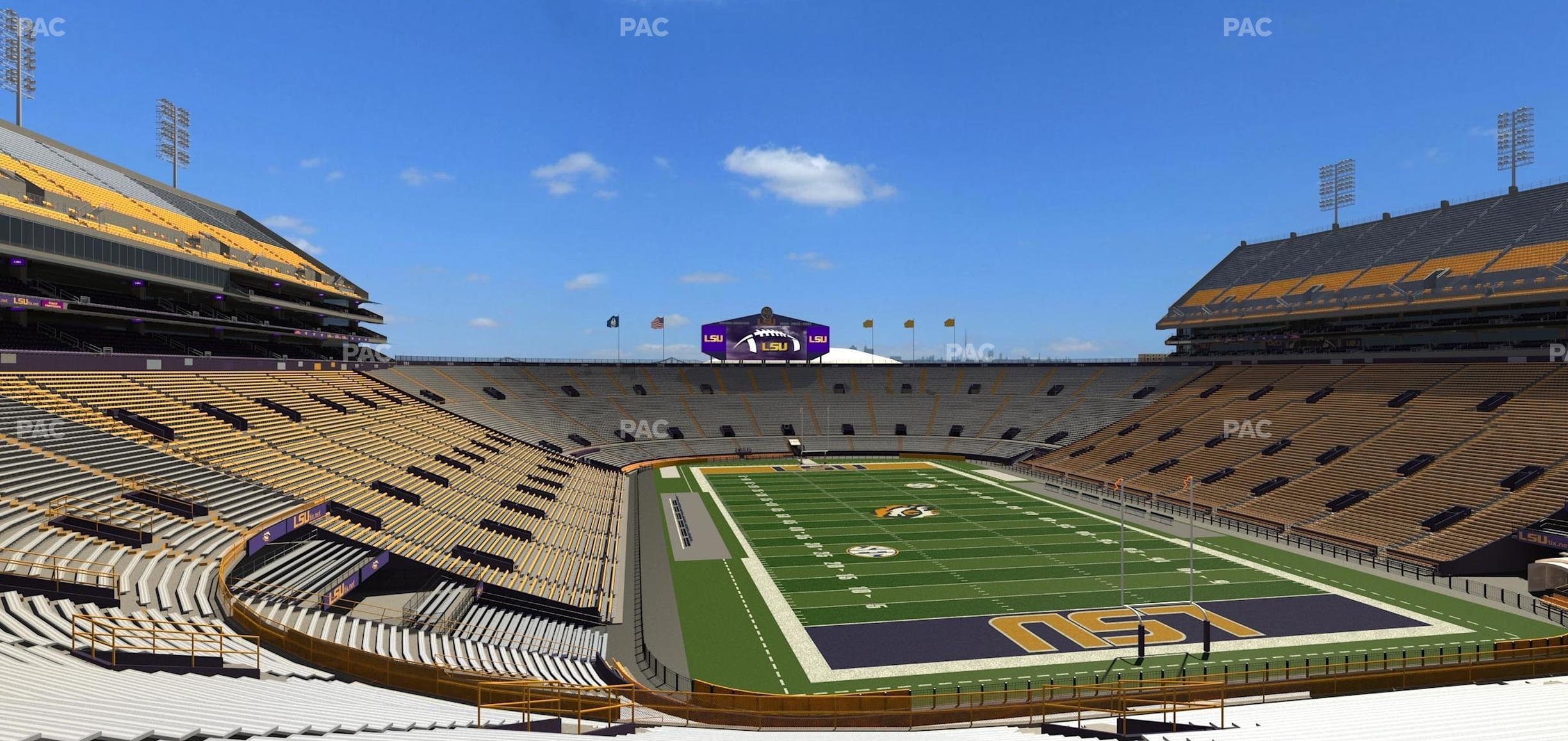 Seating view for Tiger Stadium Section 419