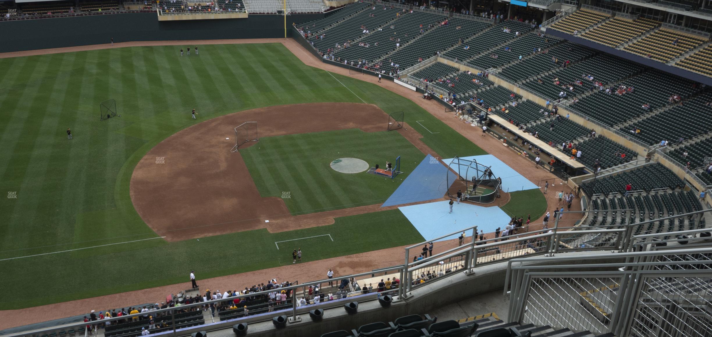 Seating view for Target Field Section 322