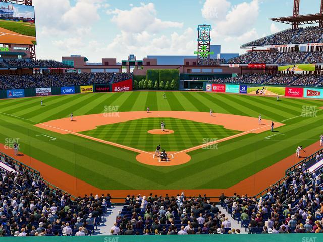 Seating view for Citizens Bank Park Section Suite 34