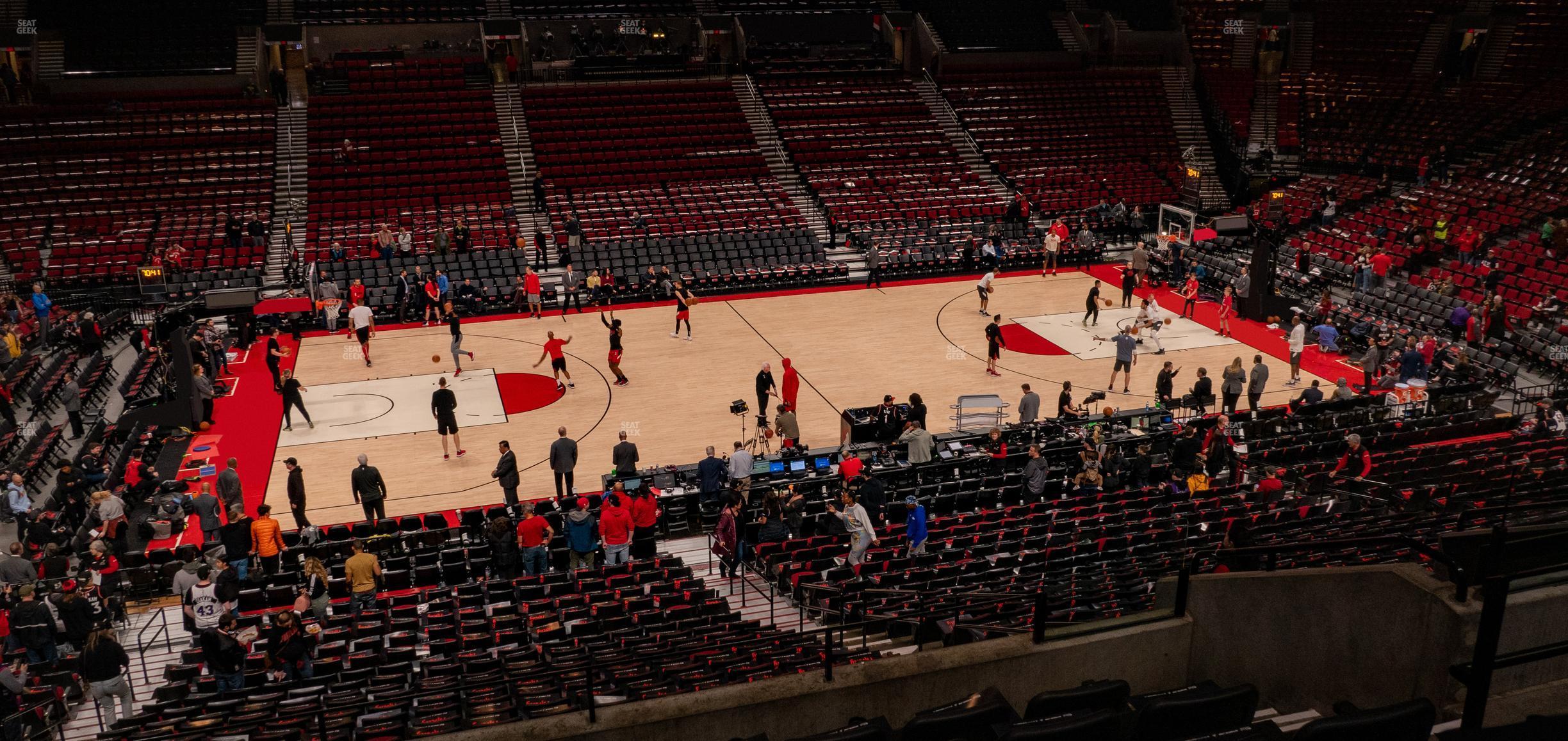 Seating view for Moda Center Section 202