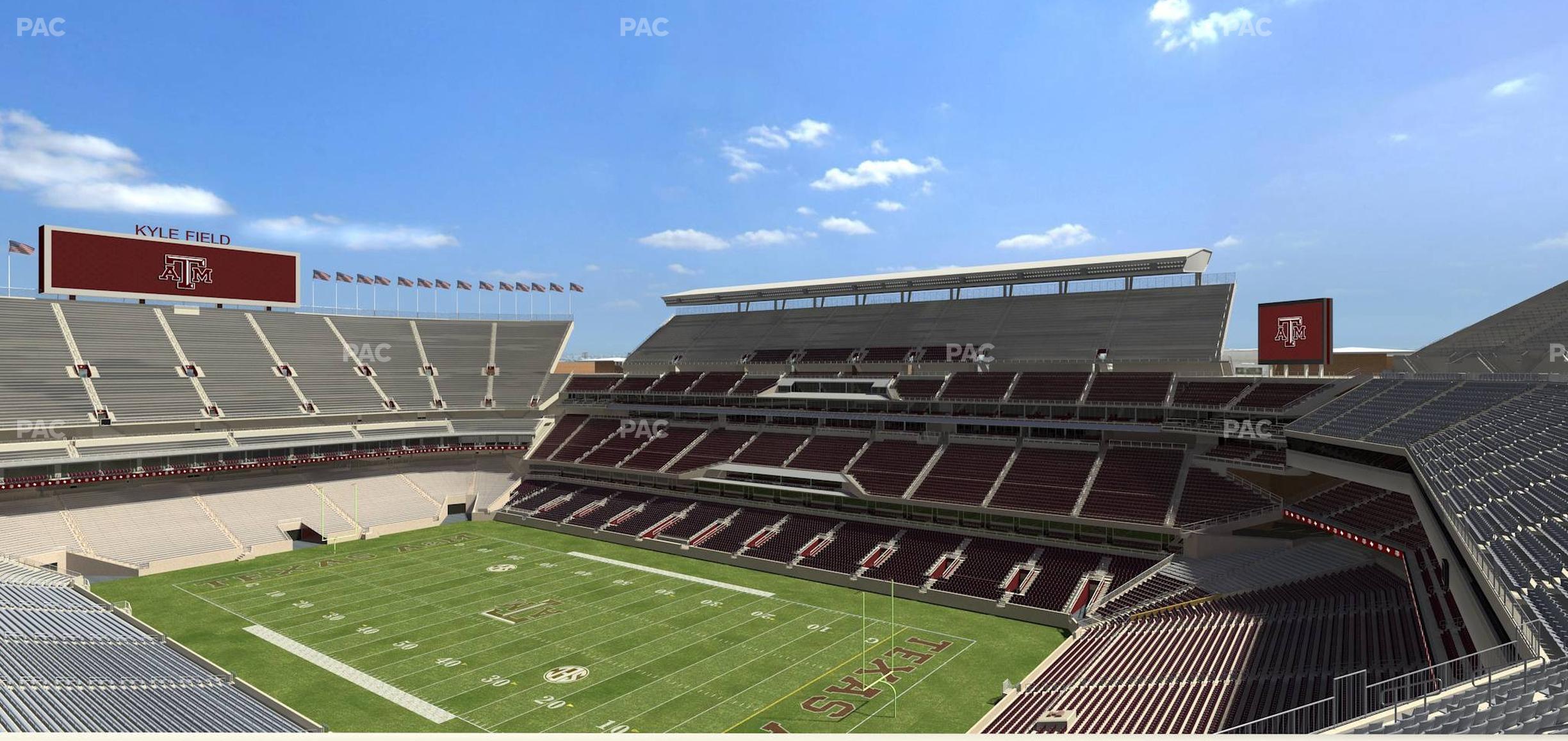 Seating view for Kyle Field Section 328