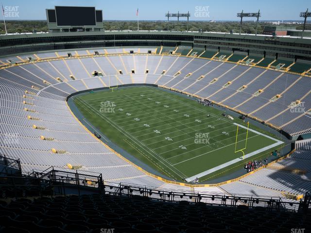 Seating view for Lambeau Field Section 736 S