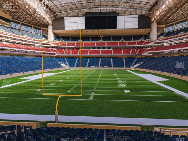 Seating view for NRG Stadium Section 136