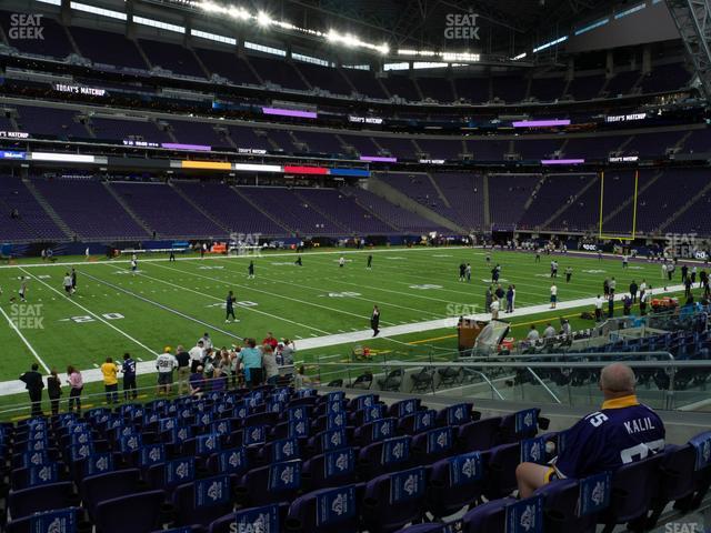 Seating view for U.S. Bank Stadium Section 132