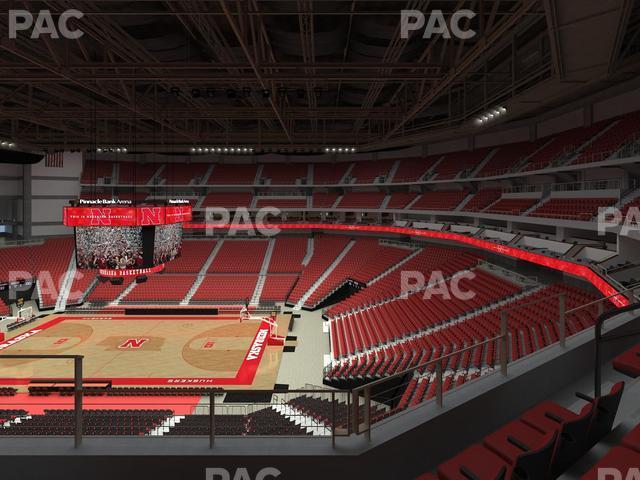 Seating view for Pinnacle Bank Arena Section 217