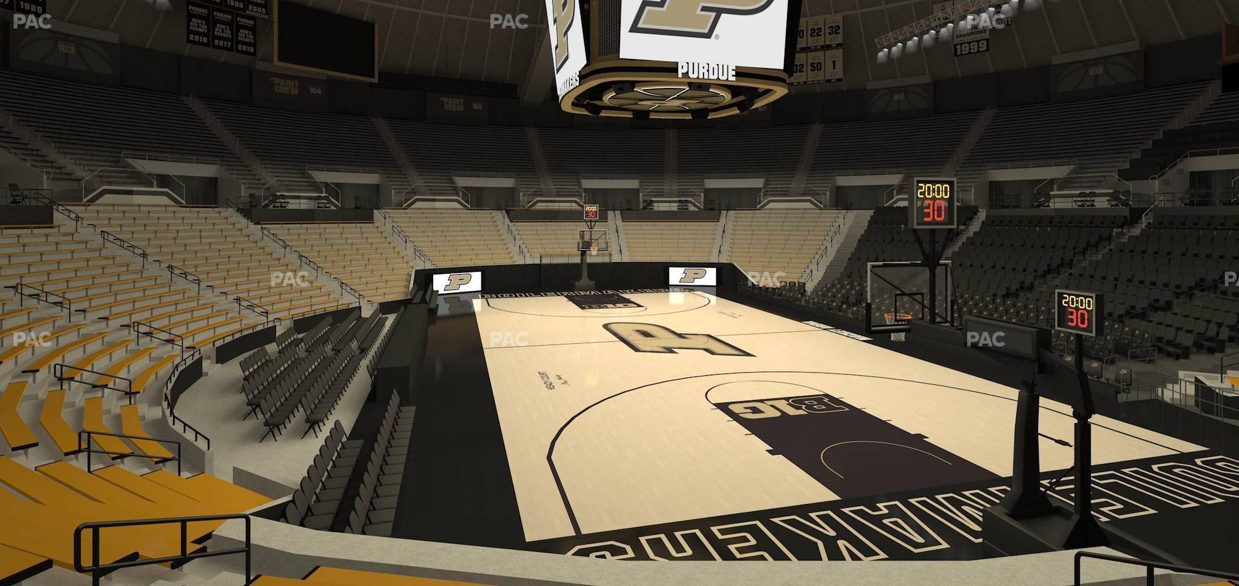 Seating view for Mackey Arena Section Lower 15