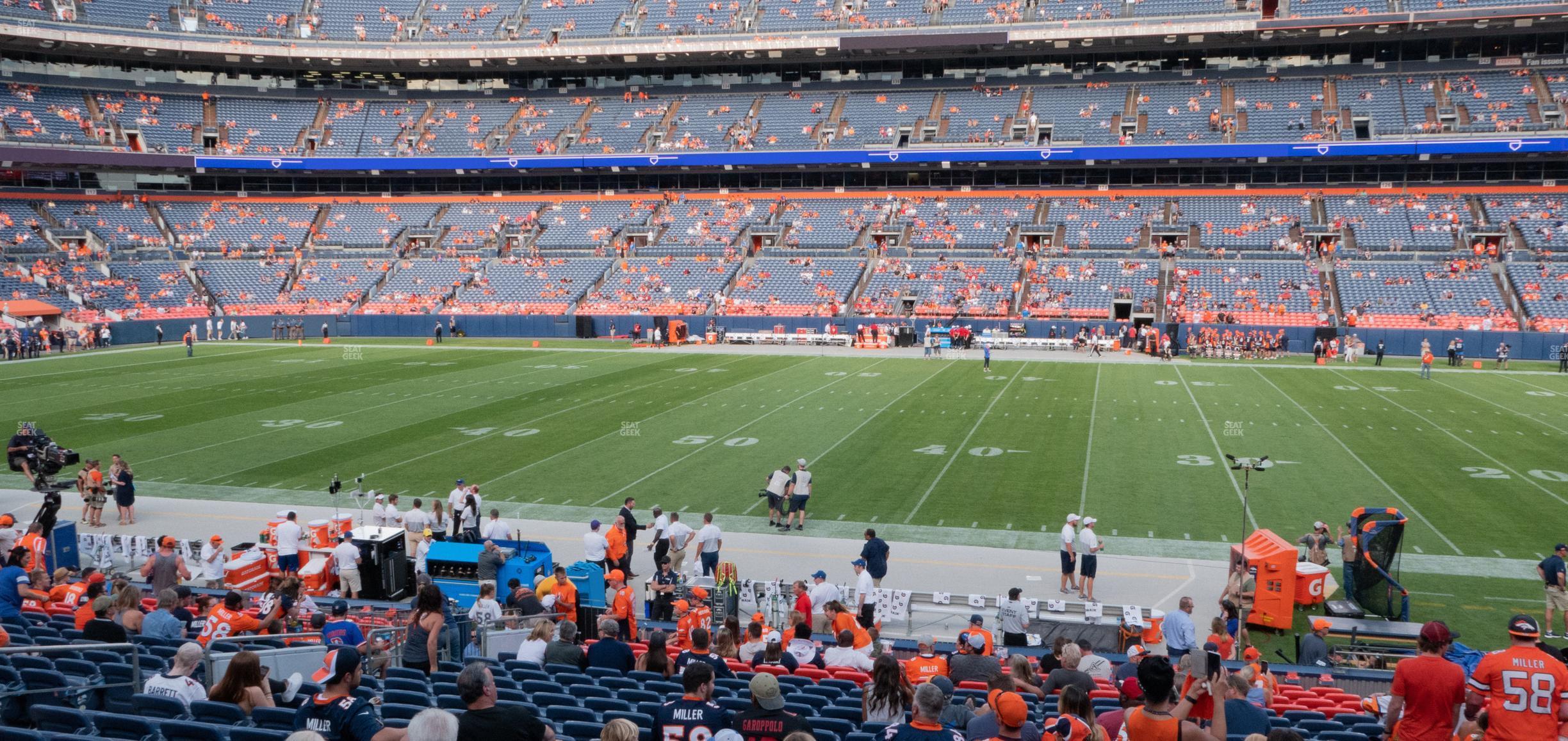 Seating view for Empower Field at Mile High Section 104