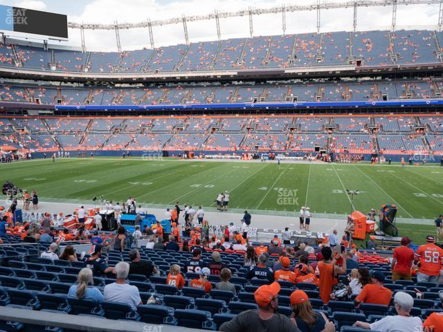 Seating view for Empower Field at Mile High Section 104