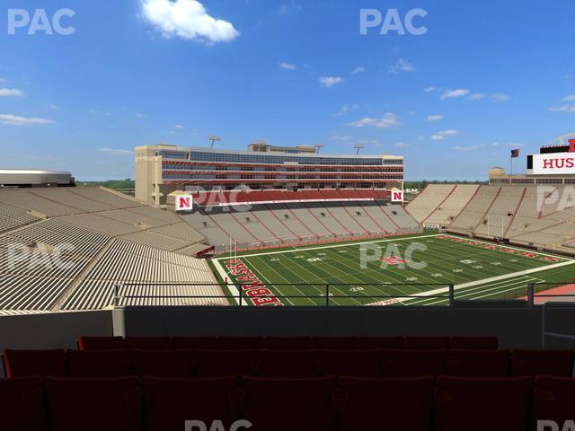 Seating view for Memorial Stadium Nebraska Section 413