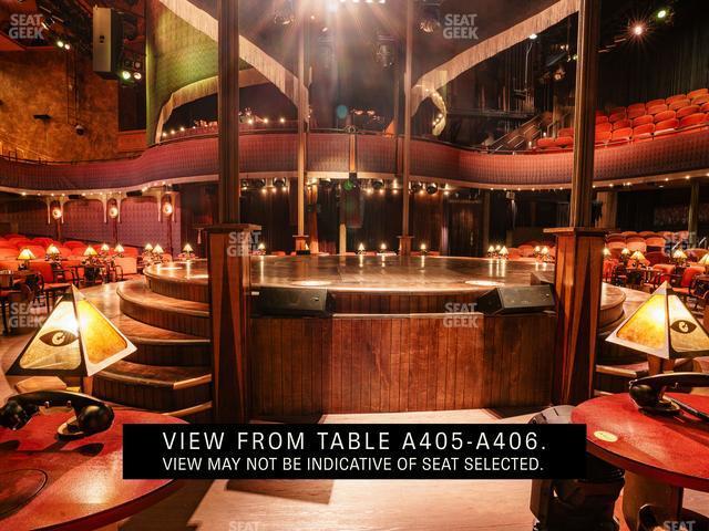 Seating view for August Wilson Theatre Section Orchestra Table Seating 4