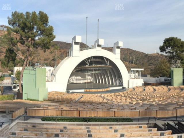 Seating view for Hollywood Bowl Section K 2