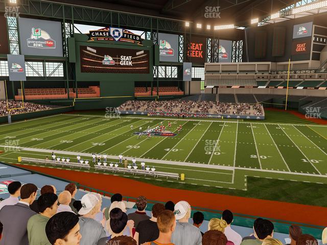 Seating view for Chase Field Section 212