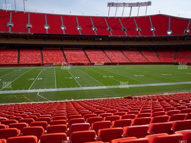 Seating view for GEHA Field at Arrowhead Stadium Section 120