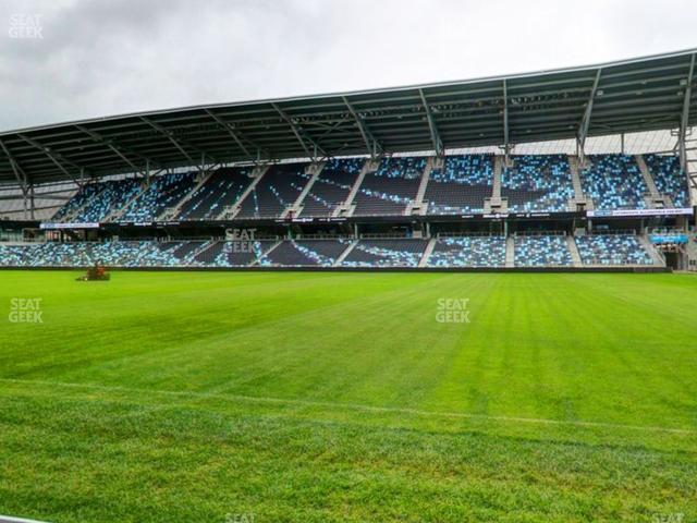 Seating view for Allianz Field Section Field Club 1