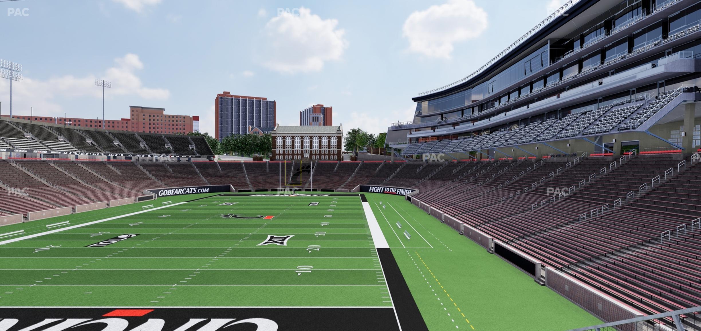 Seating view for Nippert Stadium Section 131