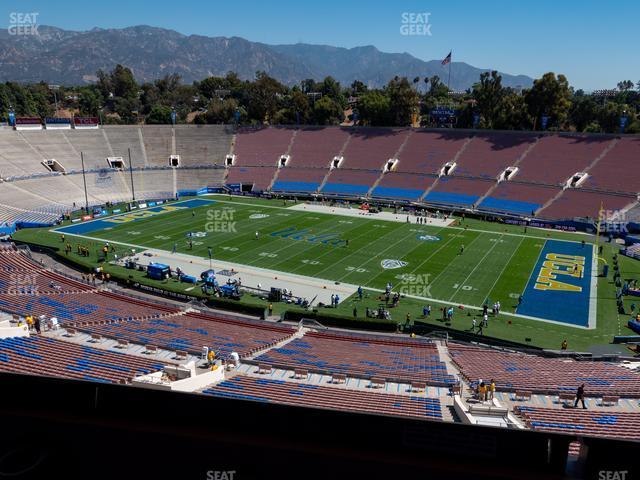 Seating view for Rose Bowl Stadium Section Club 204