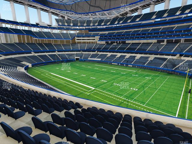 Seating view for SoFi Stadium Section 224