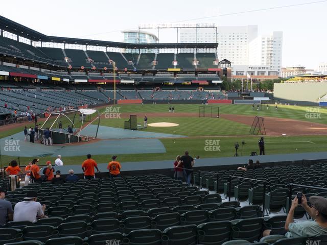 Seating view for Oriole Park at Camden Yards Section 26