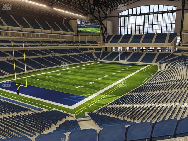 Seating view for Lucas Oil Stadium Section 322