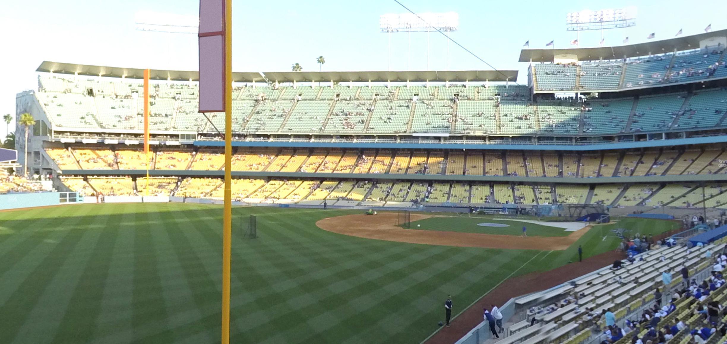 Seating view for Dodger Stadium Section 163 Lg