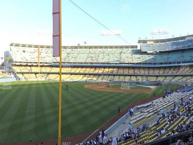 Seating view for Dodger Stadium Section 163 Lg