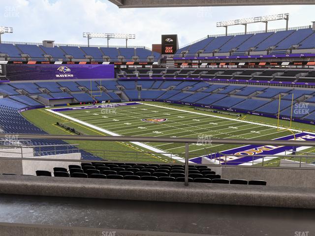 Seating view for M&T Bank Stadium Section Suite 303