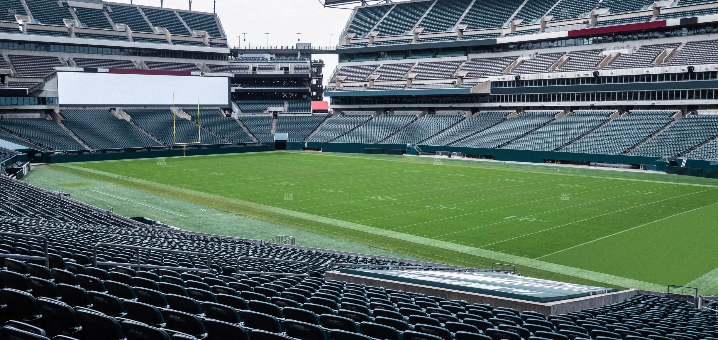 Seating view for Lincoln Financial Field Section 124