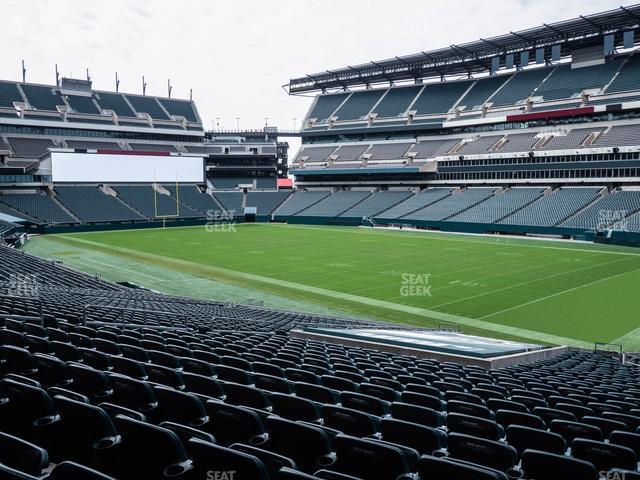 Seating view for Lincoln Financial Field Section 124