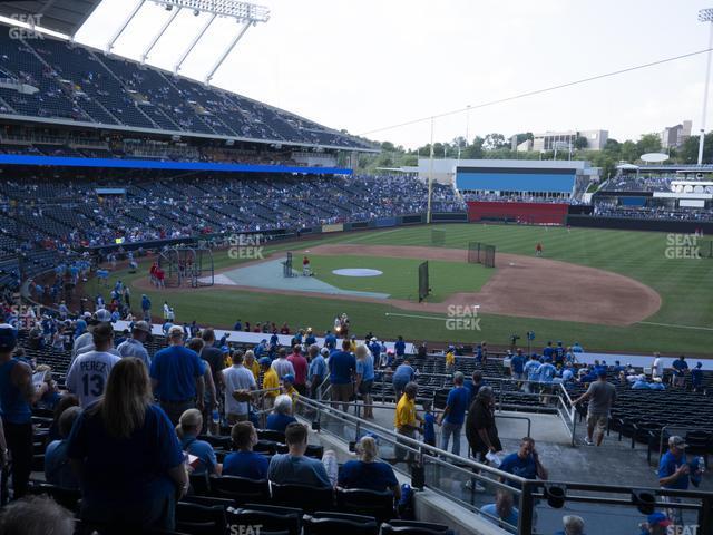 Seating view for Kauffman Stadium Section 236