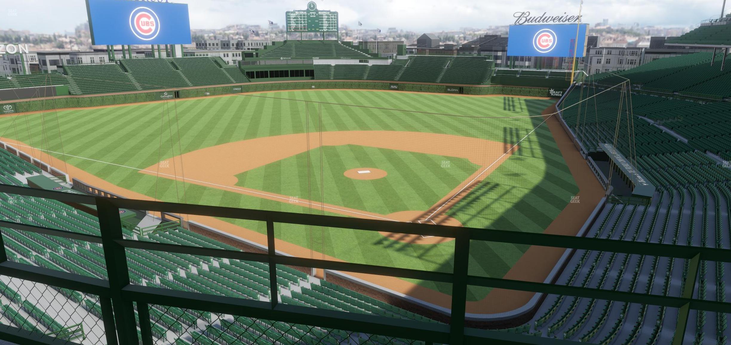 Seating view for Wrigley Field Section James Hardie Catalina Club 315 Left