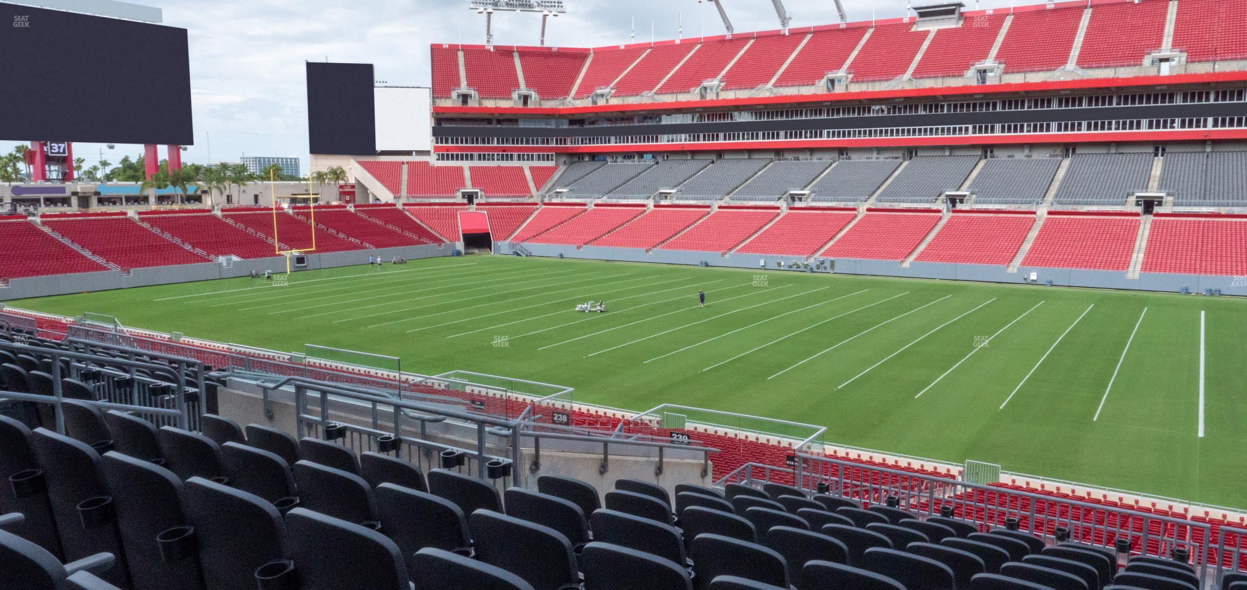 Seating view for Raymond James Stadium Section 239