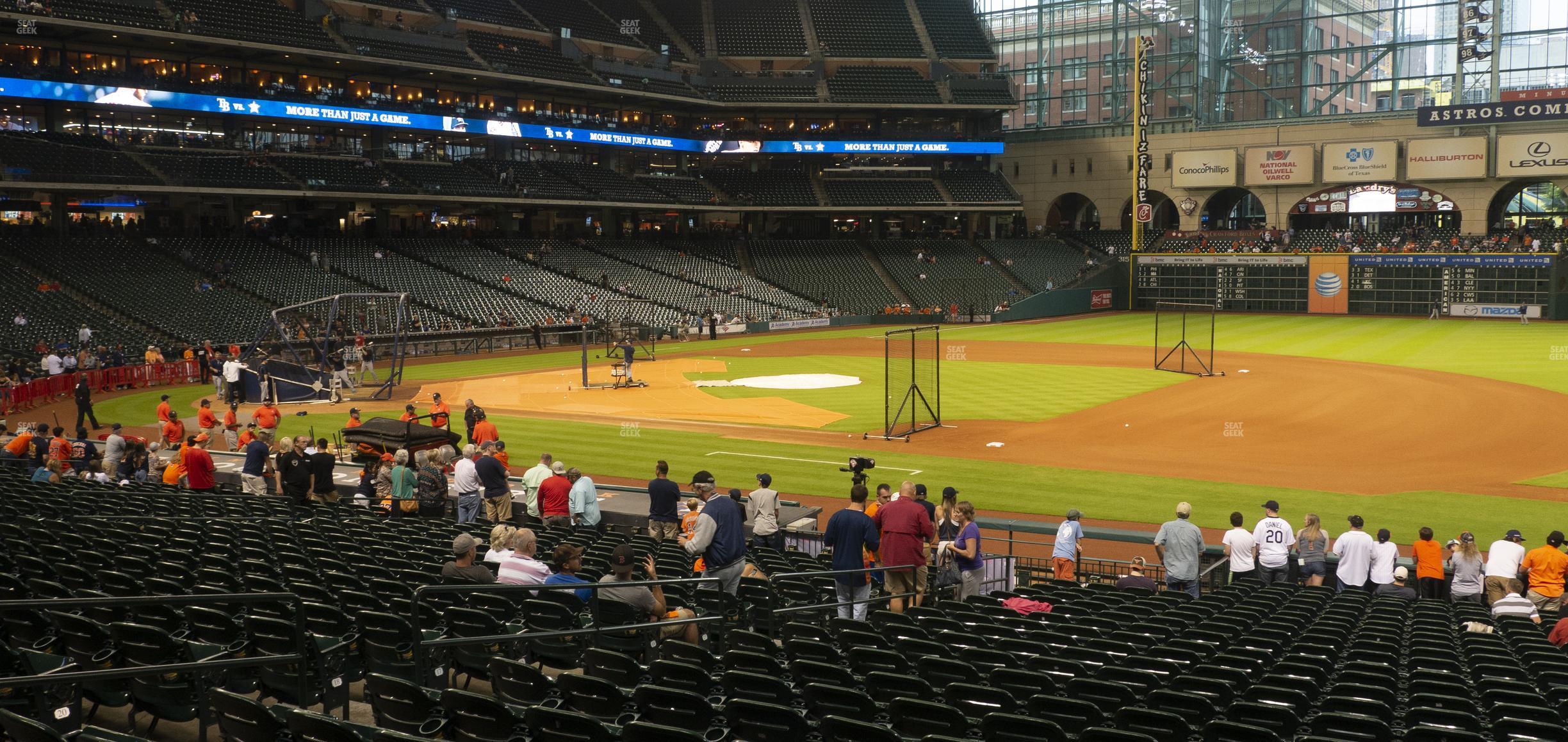 Seating view for Minute Maid Park Section 128