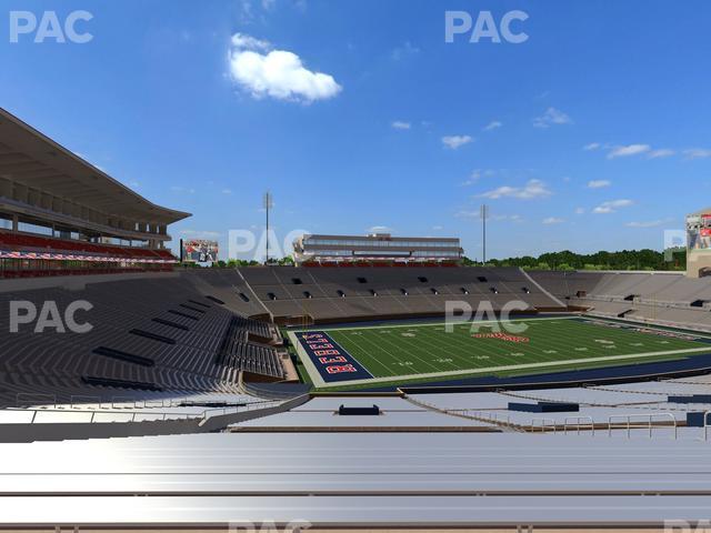 Seating view for Vaught Hemingway Stadium Section S