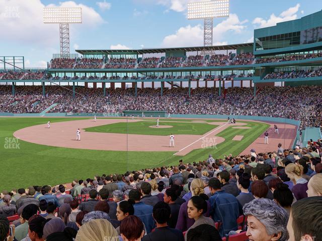 Seating view for Fenway Park Section Loge Box 162