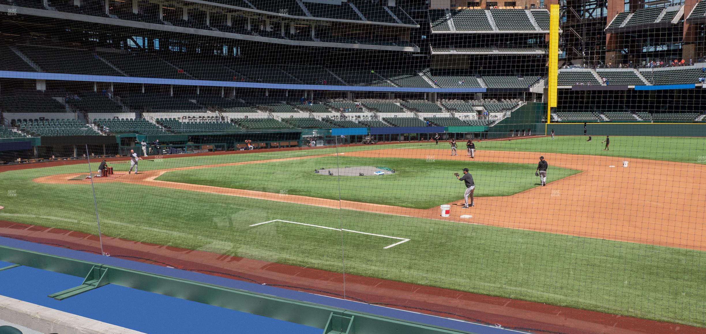 Seating view for Globe Life Field Section 20