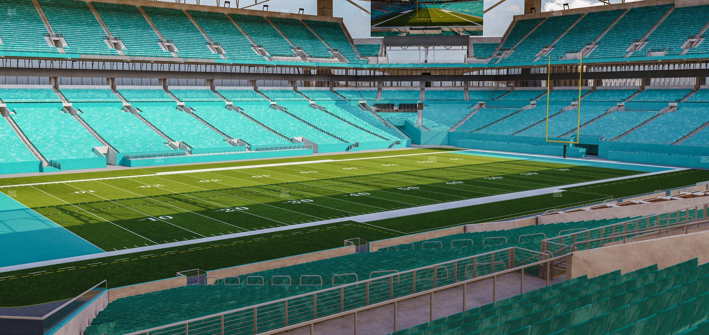 Seating view for Hard Rock Stadium Section 251